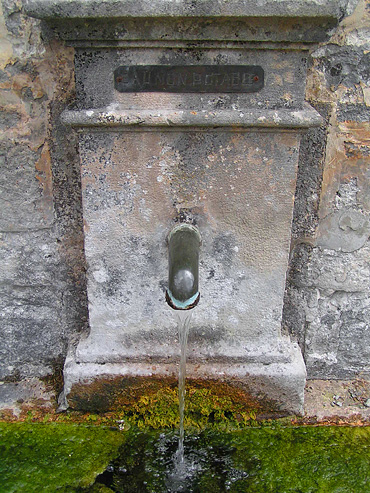 détail d‘une fontaine